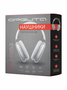 Наушники беспроводные Bluetooth с микрофоном и радио Орбита OT-ERB53 Серые